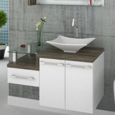 Gabinete para Banheiro Legno 830W - Compace