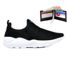 Tênis + Carteira Masculina Original Esportivo Casual Lançamento Cores 