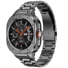 Pulseira e Case BAITEYOU em Aço Inoxidável para Relógio Samsung de 47m