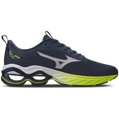 Tênis Mizuno Wave Frontier 15 Masculino Azul Verde