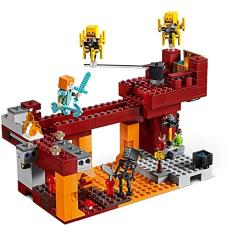 Lego Minecraft A Ponte Flamejante 21154