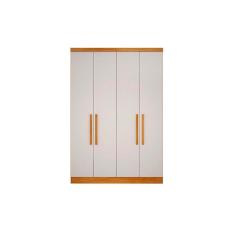 Modulado de Quarto Guarda Roupa c/ 4 Portas e 3 Gavetas Rizon/Linea Cumaru/Fendi 25 - Novo Horizonte