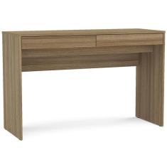 Mesa Para Computador Ou Escritório Lindóia Com 2 Gavetas Politorno Castanho