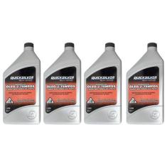 Óleo TCW3 Quicksilver 2 Tempos Motor de Popa Kit Com 4 Lts - Mercury