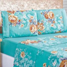 Jogo de Lençol King Naturale Micropercal 200 Fios 4 Peças - Jasmine - 