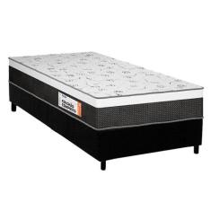 Cama Box Solteiro: Colchão Espuma Plumatex D28 Falcon Ultra Firme + Ba