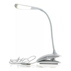 Luminaria De Mesa Abajur Com Garra Table Lamp Branca