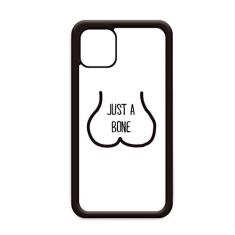 Capa Just Bone com desenho divertido para iPhone 12 Pro Max para Apple Mini Mobile Case Shell