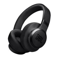 Fone De Ouvido Microfone Jbl Live770 Nc Preto Bluetooth Jbllive770ncblk