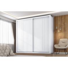 Guarda-roupa Versalles 2 Portas 6 Gavetas Branco Absoluto