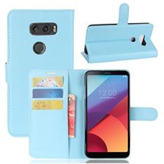 Capa para LG V30, capa carteira flip de couro PU premium com compartimento para cartão, suporte e fecho magnético [capa interna de TPU à prova de choque] Compatível com LG V30