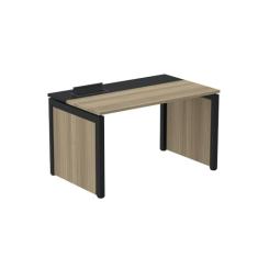 Escrivaninha para Escritório 130x79,2cm Pscpp130 Noce Naturalle/preto