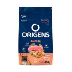 Biscoito Origens para Cães Adultos de Porte Mini e Pequeno Sabor Peru,
