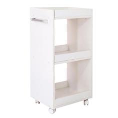 Armário Balcão Nicho Cozinha Carrinho Auxiliar 4 Rodinhas - Decor Move