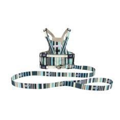 Coleira Peitoral Para Cães e Gatos - Au Au Miau Company, VERDE LISTRAD