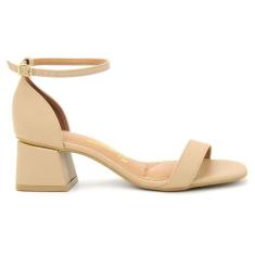 Sandalia Vizzano 6428.104 Salto Grosso Calcanhar Fechado Feminino, 38,
