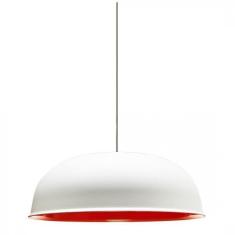 Pendente De Aluminio E27 White Festival Taschibra Branco Fosco