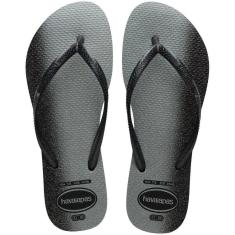 Chinelo Havaianas Slim Gloss Preta