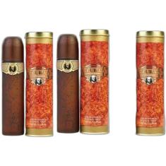 Kit 3 Perfumes Cuba Gold Masculino Edt 100 Ml