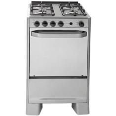 Fogão De Piso Suggar Select 4 Queimadores Prata Inox Bivolt FGISL410PR