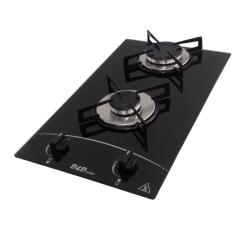 Fogão cooktop D&D a gás 2 bocas preto