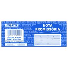 Nota Promissória Mini São Domingos 50 Folhas 130679