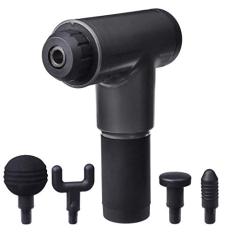 Massageador Pistola 5 Velocidades Corporal Bateria Recarregavel Esporte Portatil
