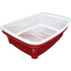 Banheira Gato Furacão Pet Classic Plus - Vermelha