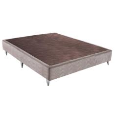 Base Box Sommier Camurça Viúva 128x188x30cm Ortobom Creme