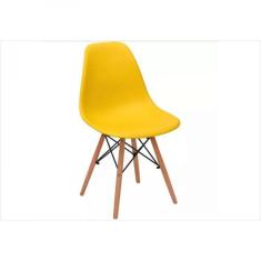 Cadeira Eiffel Charles Eames ABS Base de Madeira Dsw