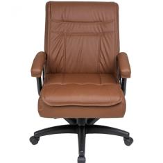 Cadeira Diretor Para Escritório Com Mola Ensacada Marrom