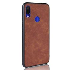 Capa adequada para XIAOMI Redmi Note 7 Capa de celular Rugged Shield 360° Proteja seu telefone capa de couro vintage para XIAOMI Redmi Note 7