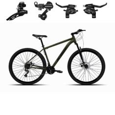 Bicicleta Aro 29 KSW XLT 100 21 Velocidades Aluminio MTB C/ Câmbios e 