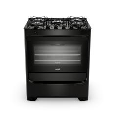 Fogão 5 bocas Consul mesa de vidro preto - CFS5VBE