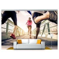 Papel De Parede Corrida Ar Livre Academia 3D Aca04 - Você Decora