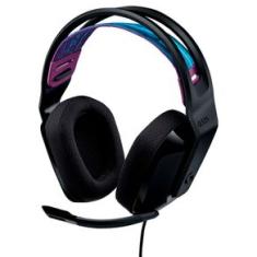 Headset Gamer Logitech G335 com Conexão 3,5mm para PC, PlayStation, Xbox, Nintendo Switch e Mobile - Preto
