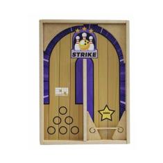 Jogo Boliche Tabuleiro Madeira Brinquedo Infantil - Ecomobile