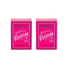 Sabonete Granado 90G Glicerina Rosa-Kit C/2Un