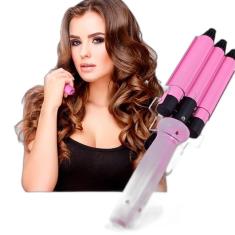 Chapinha Triondas Rosa Bivolt 25Mm Cabelos Liso