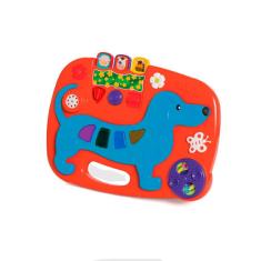 Painel Infantil Interativo - Cãozinho Musical - Laranja - TaTeTi