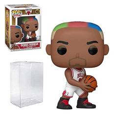 Boneco de vinil de basquete Dennis Rodman Pop #103 (inclui capa protetora de plástico Ecotek compatível)