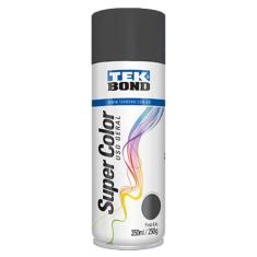 Tinta Spray Super Color Grafite Uso Geral - 350ml  - Tekbond
