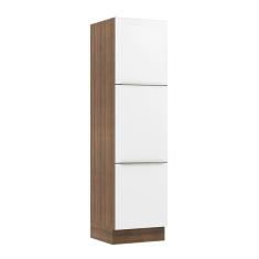 Paneleiro Madesa Lux 60 Cm 3 Portas - Rustic/branco Veludo
