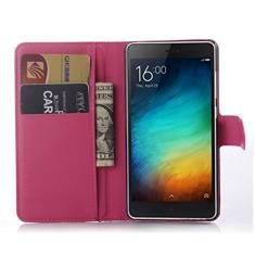 Capa para Xiaomi Mi 4i – Capa carteira com suporte de couro PU Manyip para Xiaomi Mi 4i, capa de proteção de telefone estilo empresarial, capa com [compartimentos para dinheiro e cartão]