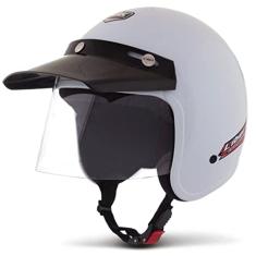 CAPACETE ABERTO PRO TORK LIBERTY COMPACT SOLID BRANCO TAM. 56
