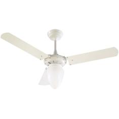 Ventilador de Teto Aliseu Iceberg 3 Pás - 3 Velocidades Branco para 1 