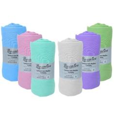 Lençol de Cama Box Com Elástico Avulso Casal 100% Algodão Malha - BAVA