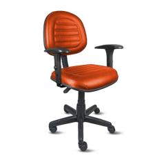 Cadeira de escritório em base giratória com braço regulável- pp18 - Lo