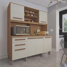 Armário para Cozinha 6 Portas 2 Gavetas Luna Plus imop Móveis