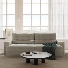 Sofá Retrátil e Reclinável 4 Lugares 300cm Embaúba Extra CabeCasa Made